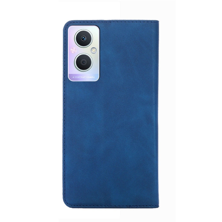 For OPPO A96 5G Skin Feel Magnetic Horizontal Flip Leather Phone Case