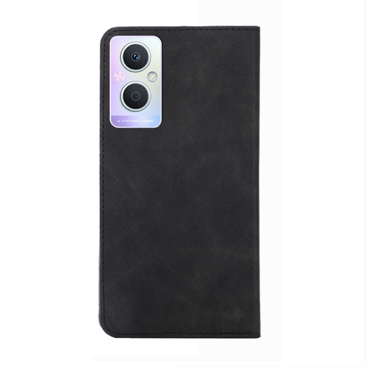 For OPPO A96 5G Skin Feel Magnetic Horizontal Flip Leather Phone Case