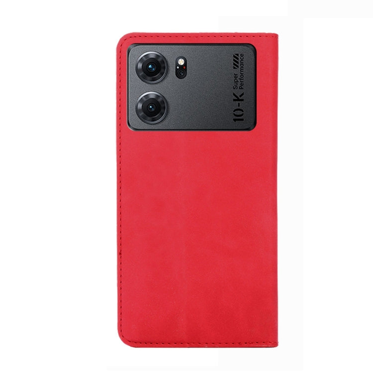 For OPPO K10 5G Skin Feel Magnetic Horizontal Flip Leather Phone Case