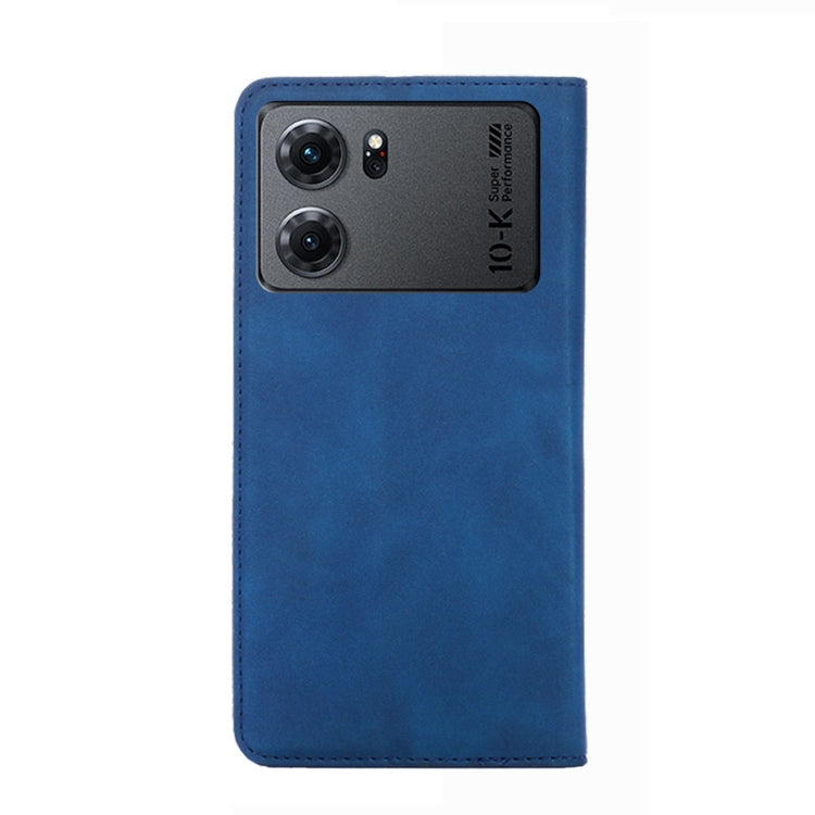 For OPPO K10 5G Skin Feel Magnetic Horizontal Flip Leather Phone Case