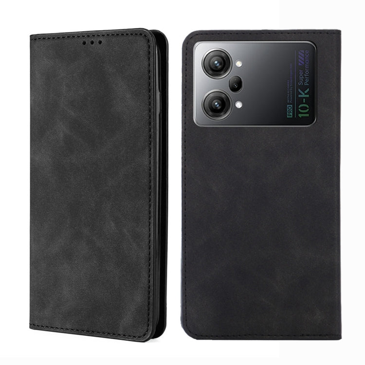For OPPO K10 Pro 5G Skin Feel Magnetic Horizontal Flip Leather Phone Case
