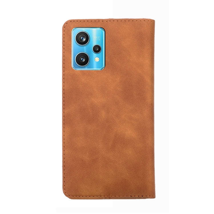 For OPPO Realme 9 Pro+ Skin Feel Magnetic Horizontal Flip Leather Phone Case
