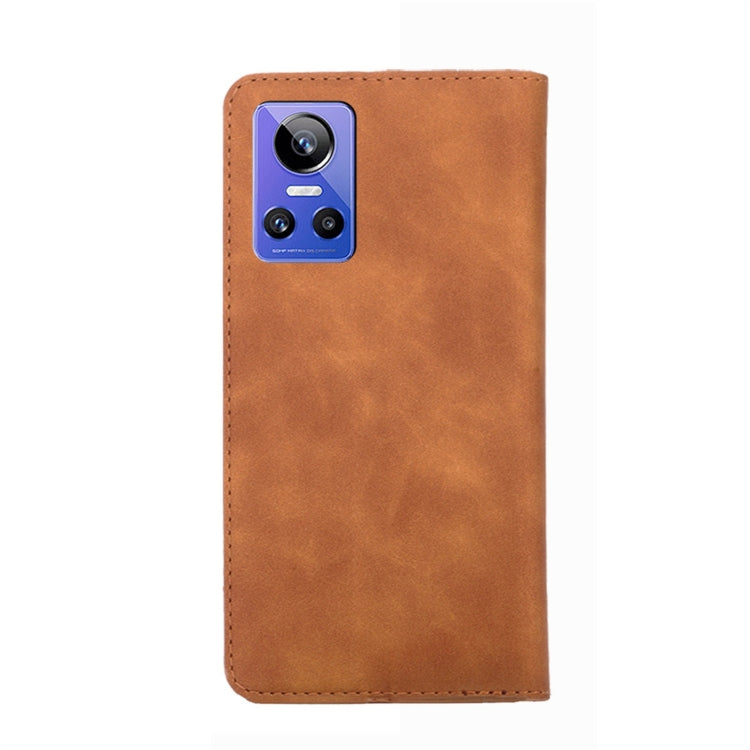 For OPPO Realme GT Neo3 Skin Feel Magnetic Horizontal Flip Leather Phone Case