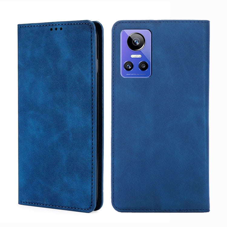 For OPPO Realme GT Neo3 Skin Feel Magnetic Horizontal Flip Leather Phone Case