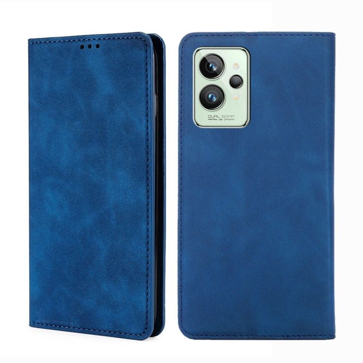For OPPO Realme GT2 Pro Skin Feel Magnetic Horizontal Flip Leather Phone Case