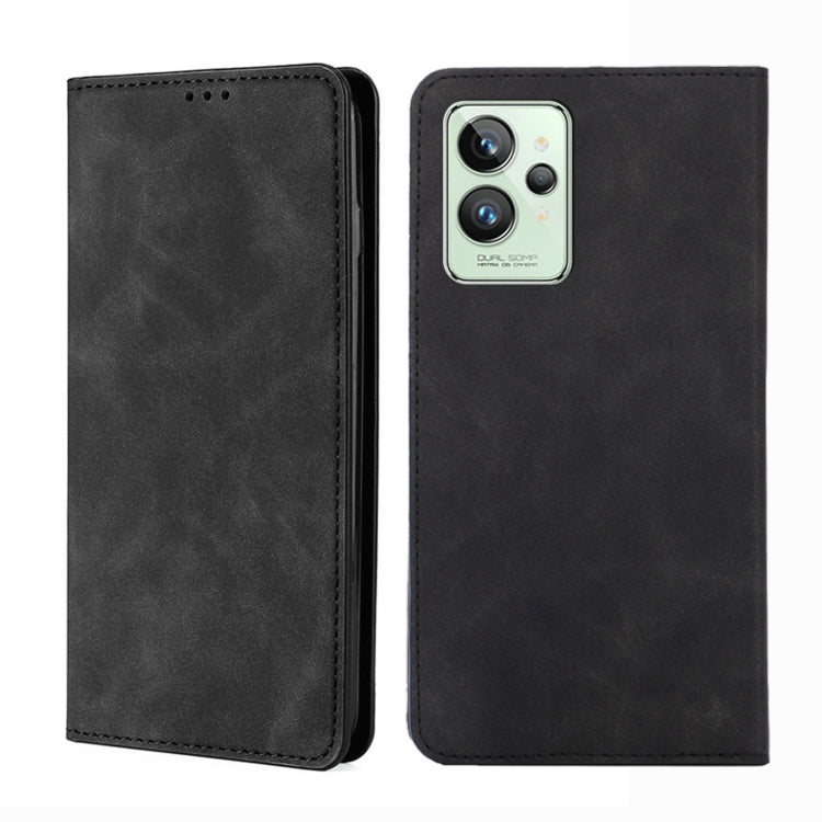 For OPPO Realme GT2 Pro Skin Feel Magnetic Horizontal Flip Leather Phone Case