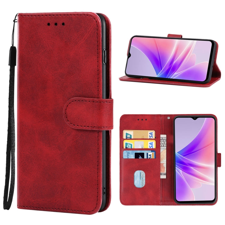 For OPPO A77 5G Leather Phone Case