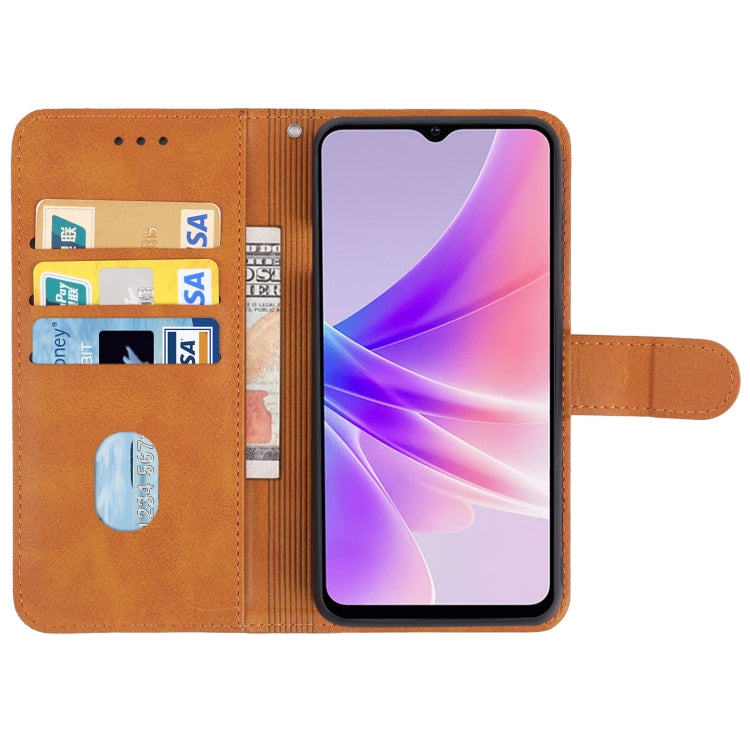 For OPPO A77 5G Leather Phone Case