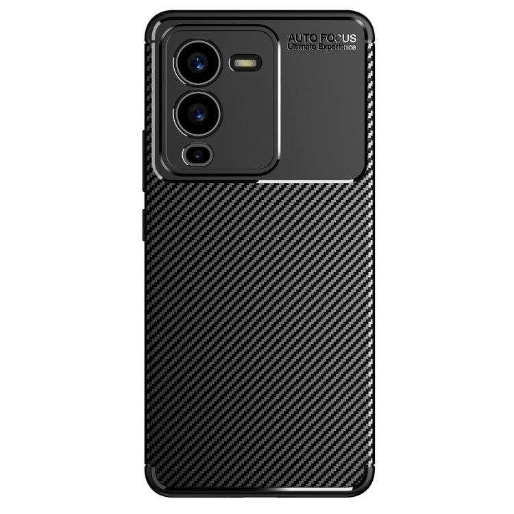 For vivo S15 Carbon Fiber Texture Shockproof TPU Phone Case