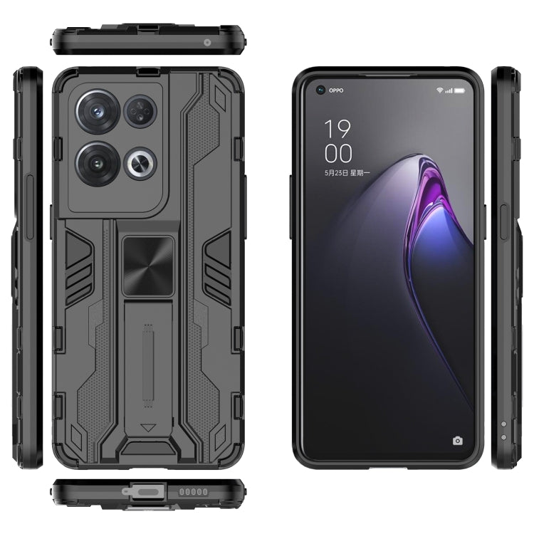 For OPPO Reno8 Pro 5G Supersonic PC + TPU Shock-proof Phone Case