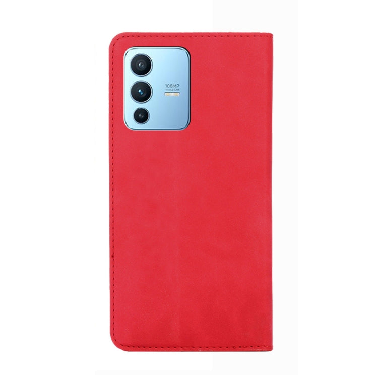For vivo S12 Pro 5G / V23 Pro Skin Feel Magnetic Horizontal Flip Leather Phone Case