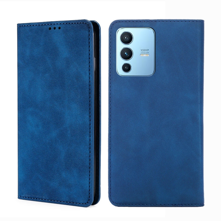 For vivo S12 Pro 5G / V23 Pro Skin Feel Magnetic Horizontal Flip Leather Phone Case