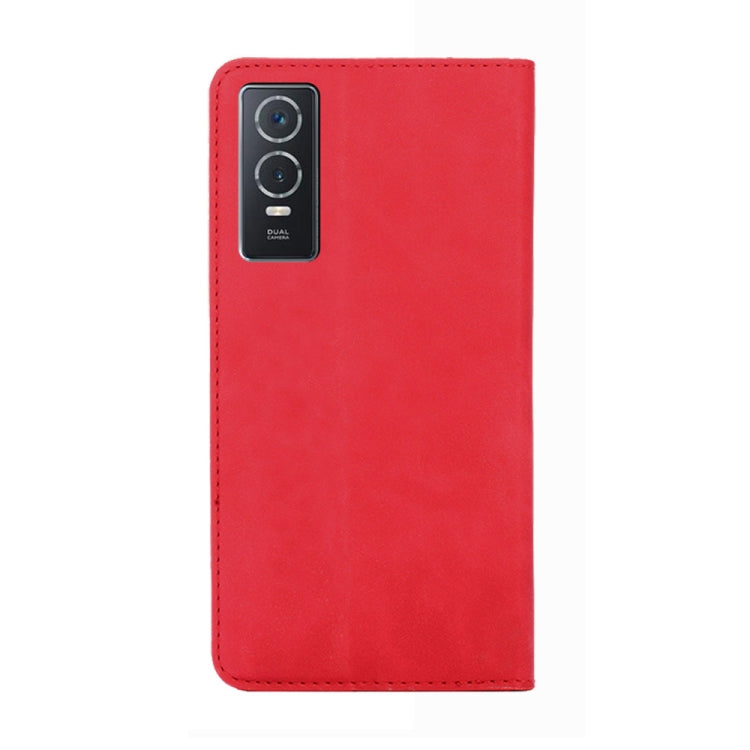 For vivo Y76s / Y74s Skin Feel Magnetic Horizontal Flip Leather Phone Case