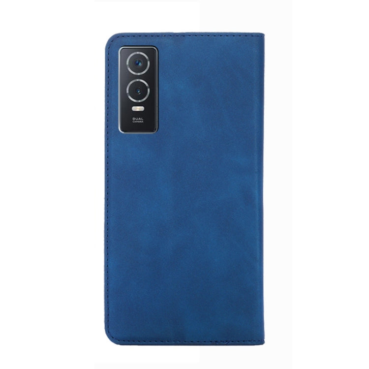 For vivo Y76s / Y74s Skin Feel Magnetic Horizontal Flip Leather Phone Case