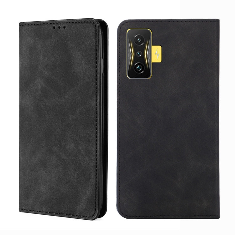 For Xiaomi Redmi K50 Gaming Skin Feel Magnetic Flip Leather Phone Case