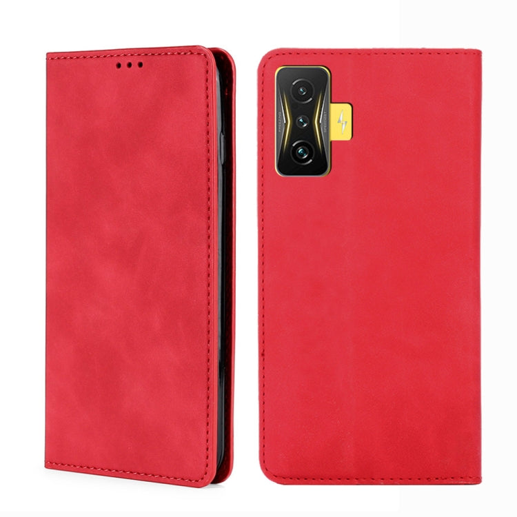 For Xiaomi Redmi K50 Gaming Skin Feel Magnetic Flip Leather Phone Case