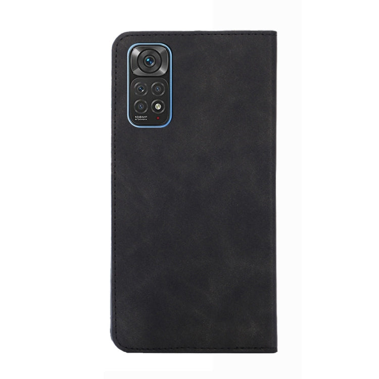 For Xiaomi Redmi Note 11 Global / Note 11S Skin Feel Magnetic Flip Leather Phone Case