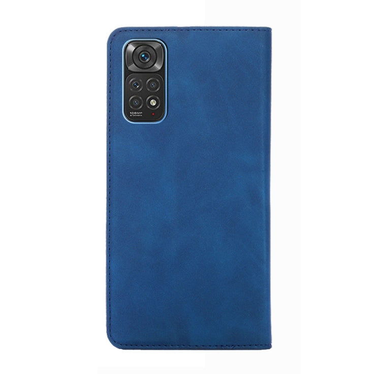 For Xiaomi Redmi Note 11 Global / Note 11S Skin Feel Magnetic Flip Leather Phone Case