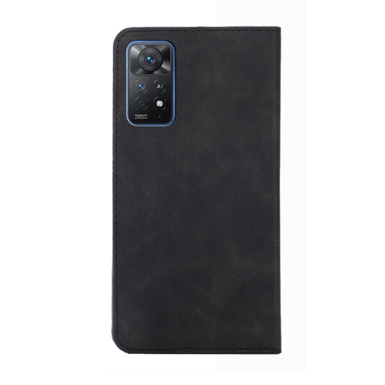 For Xiaomi Redmi Note 11 Pro 4G/5G Global Skin Feel Magnetic Flip Leather Phone Case