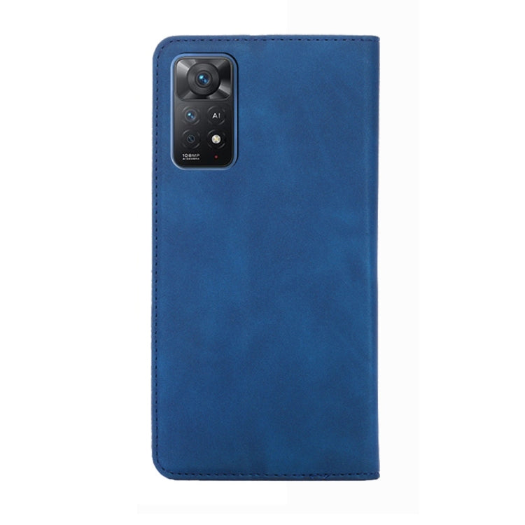 For Xiaomi Redmi Note 11 Pro 4G/5G Global Skin Feel Magnetic Flip Leather Phone Case