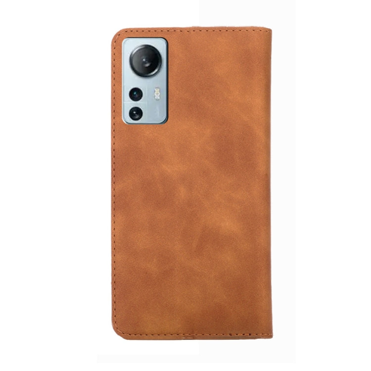 For Xiaomi 12 Lite Skin Feel Magnetic Flip Leather Phone Case