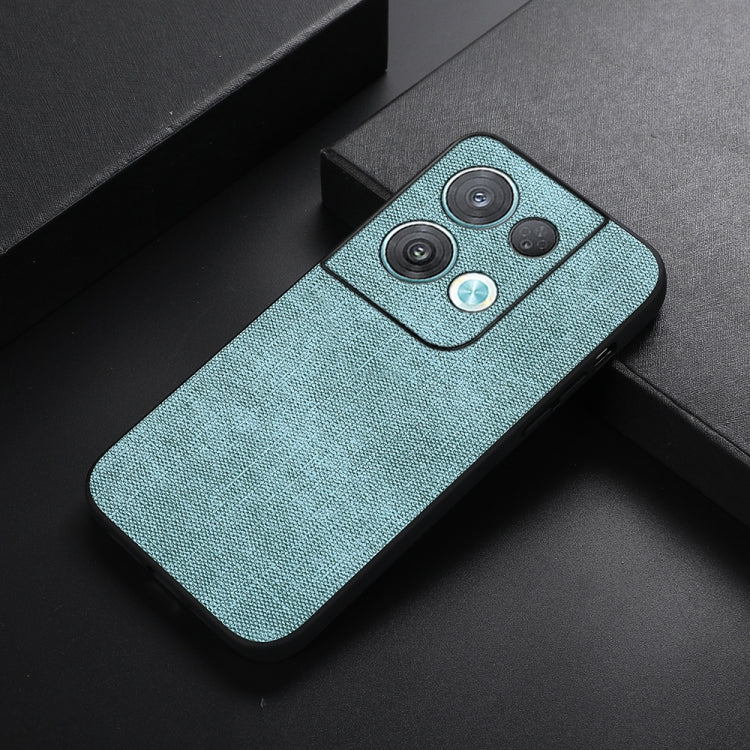 For OPPO Reno8 Brugg Texture PU Shockproof Phone Case