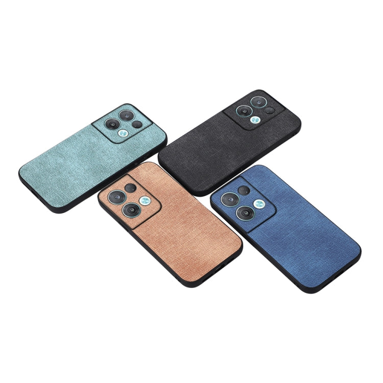 For OPPO Reno8 Brugg Texture PU Shockproof Phone Case