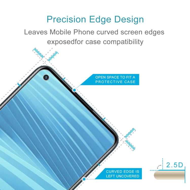 50 PCS 0.26mm 9H 2.5D Tempered Glass Film For OPPO Realme GT2/GT Neo2/GT Neo3
