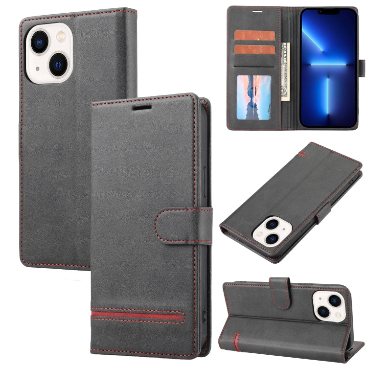 For iPhone 13 Classic Wallet Flip Leather Phone Case