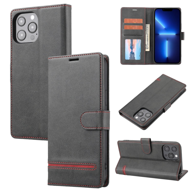 For iPhone 13 Pro Classic Wallet Flip Leather Phone Case