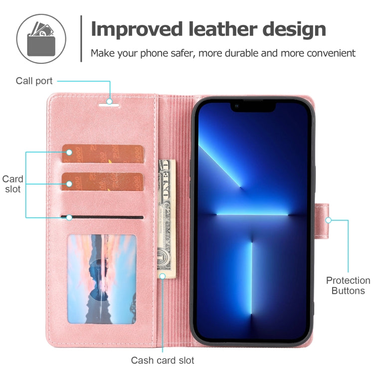 For iPhone 13 Pro Classic Wallet Flip Leather Phone Case