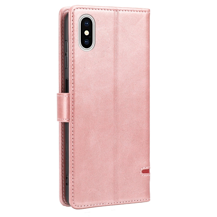 For iPhone X / XS Classic Wallet Flip Leather Phone Case