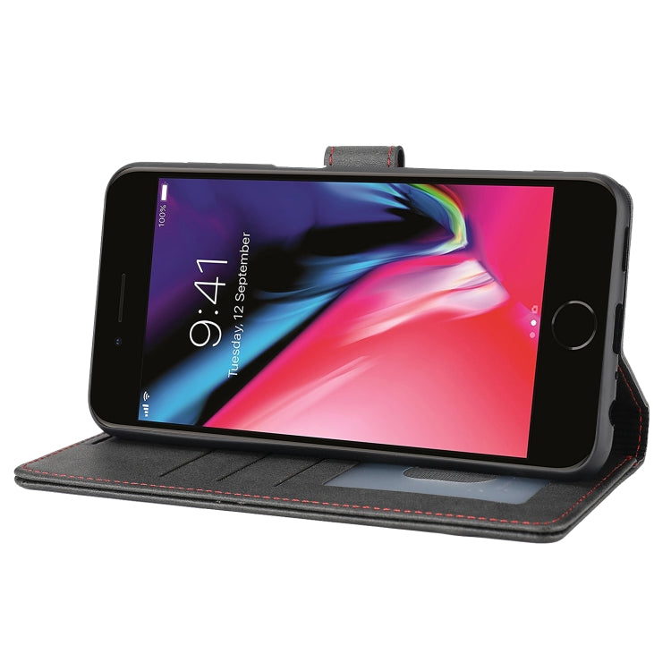 For iPhone SE 2022 / SE 2020 / 8 / 7 Classic Wallet Flip Leather Phone Case