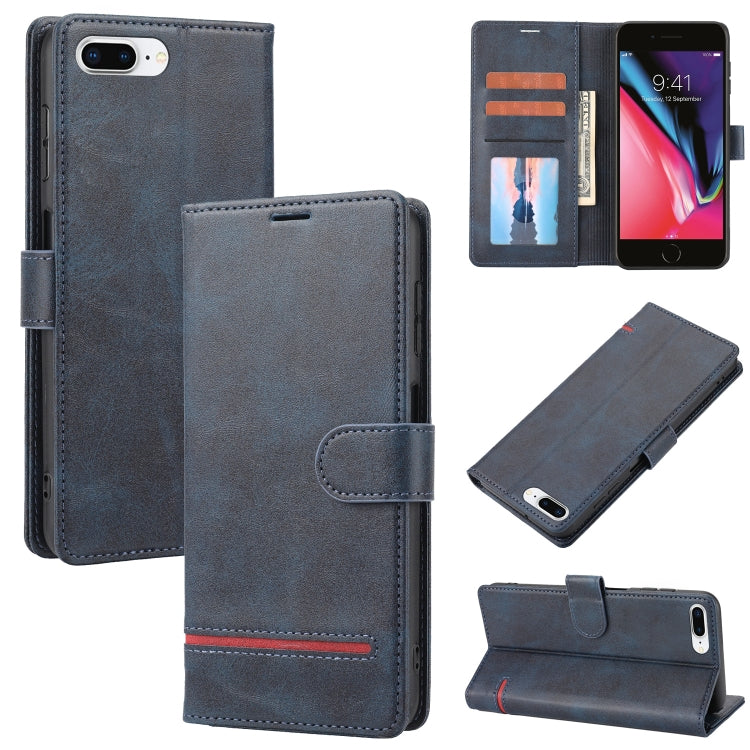 Classic Wallet Flip Leather Phone Case For iPhone 7 Plus / 8 Plus