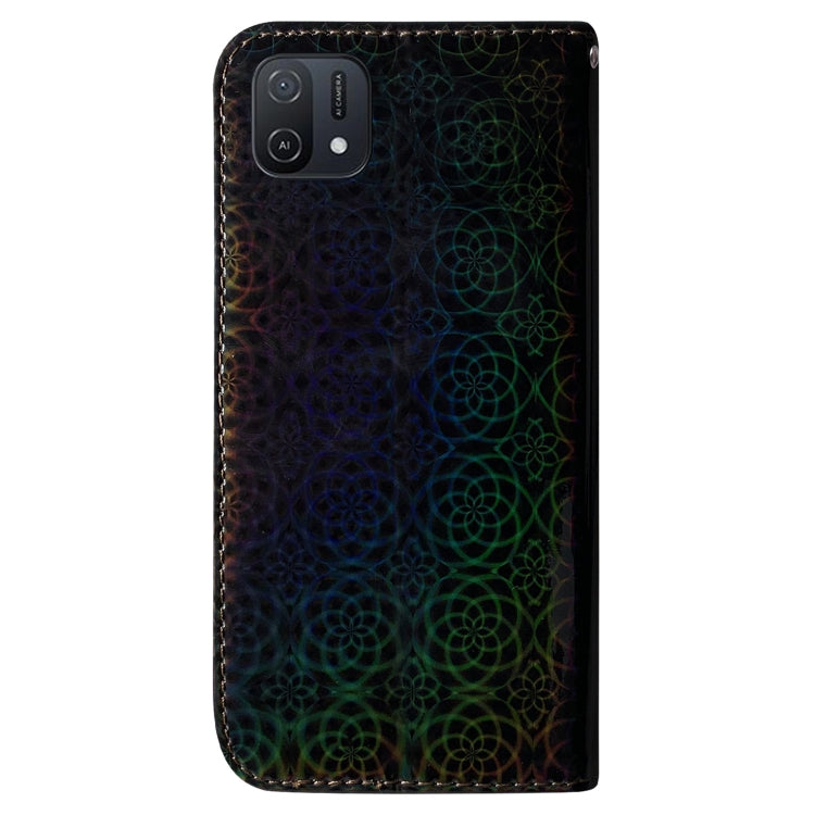 For OPPO A16K Colorful Magnetic Buckle Leather Phone Case