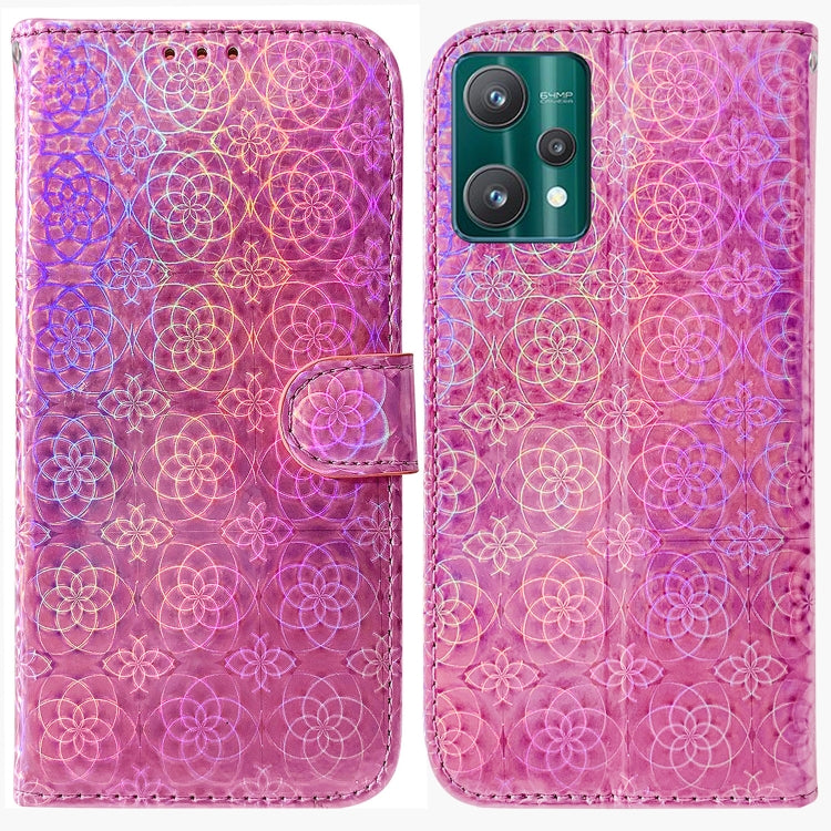 For OPPO Realme 9 Pro Colorful Magnetic Buckle Leather Phone Case