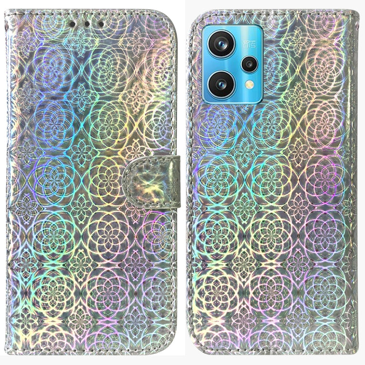 For OPPO Realme 9 Pro+ Colorful Magnetic Buckle Leather Phone Case