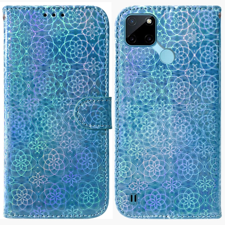 For OPPO Realme C21Y Colorful Magnetic Buckle Leather Phone Case