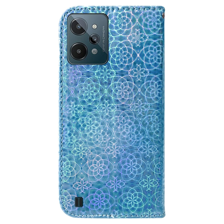 For OPPO Realme C31 Colorful Magnetic Buckle Leather Phone Case