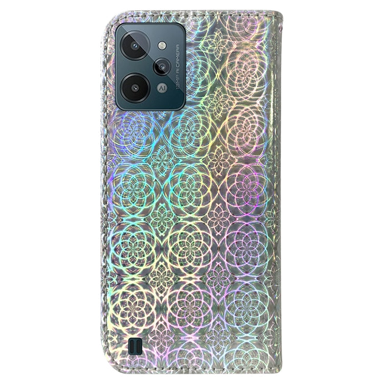 For OPPO Realme C31 Colorful Magnetic Buckle Leather Phone Case