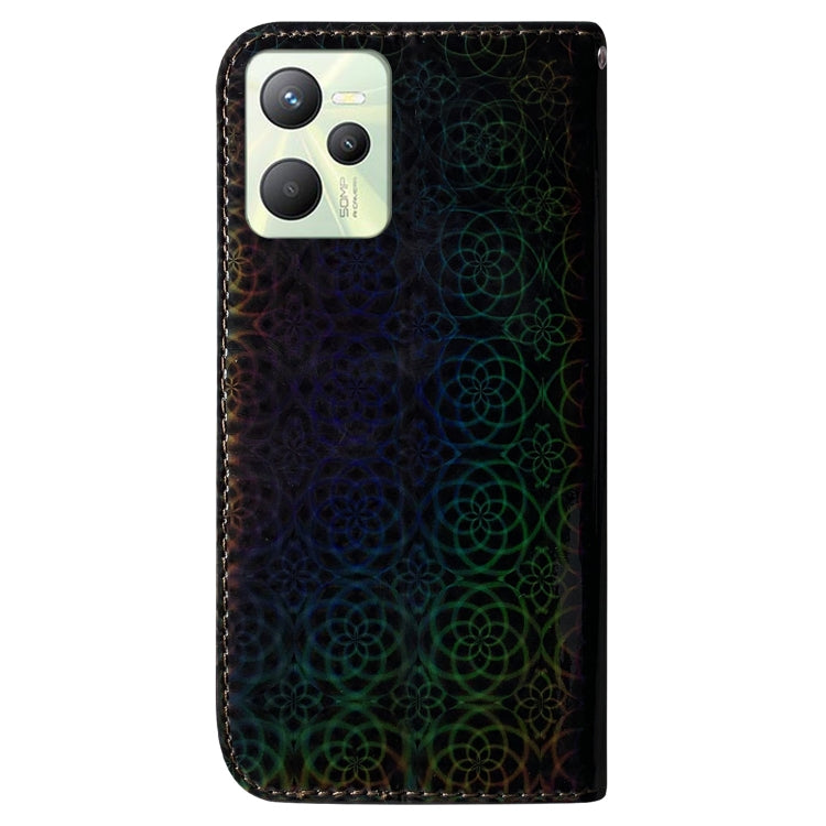 For OPPO Realme C35 Colorful Magnetic Buckle Leather Phone Case