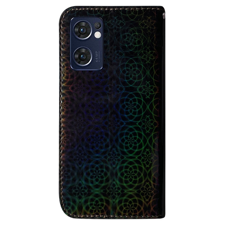 For OPPO Reno7 5G Foreign / Find X5 Lite Colorful Magnetic Buckle Leather Phone Case