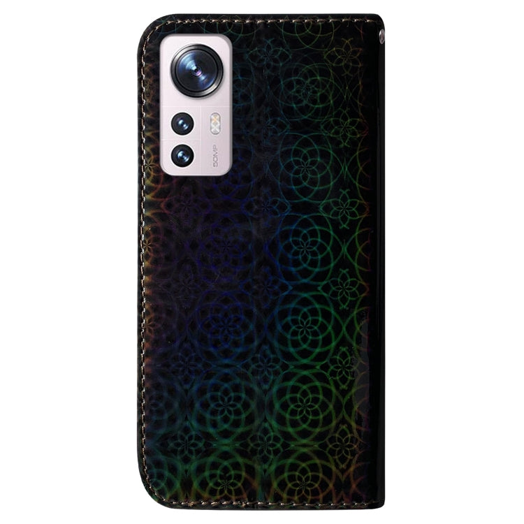 For Xiaomi 12 Pro Colorful Magnetic Buckle Leather Phone Case