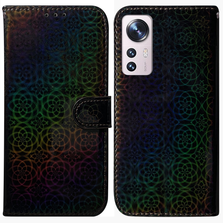 For Xiaomi 12 / 12X Colorful Magnetic Buckle Leather Phone Case