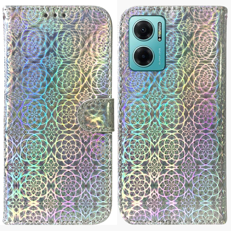 For Xiaomi Redmi Note 11E / Redmi 10 5G Colorful Magnetic Buckle Leather Phone Case