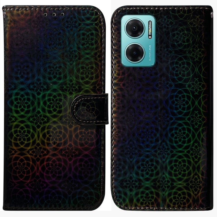 For Xiaomi Redmi Note 11E / Redmi 10 5G Colorful Magnetic Buckle Leather Phone Case
