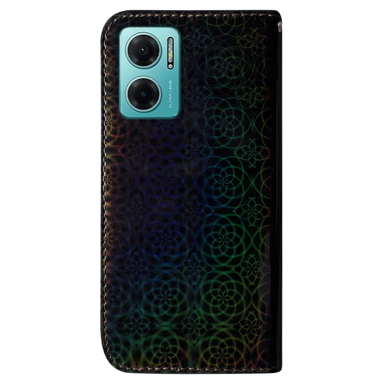For Xiaomi Redmi Note 11E / Redmi 10 5G Colorful Magnetic Buckle Leather Phone Case