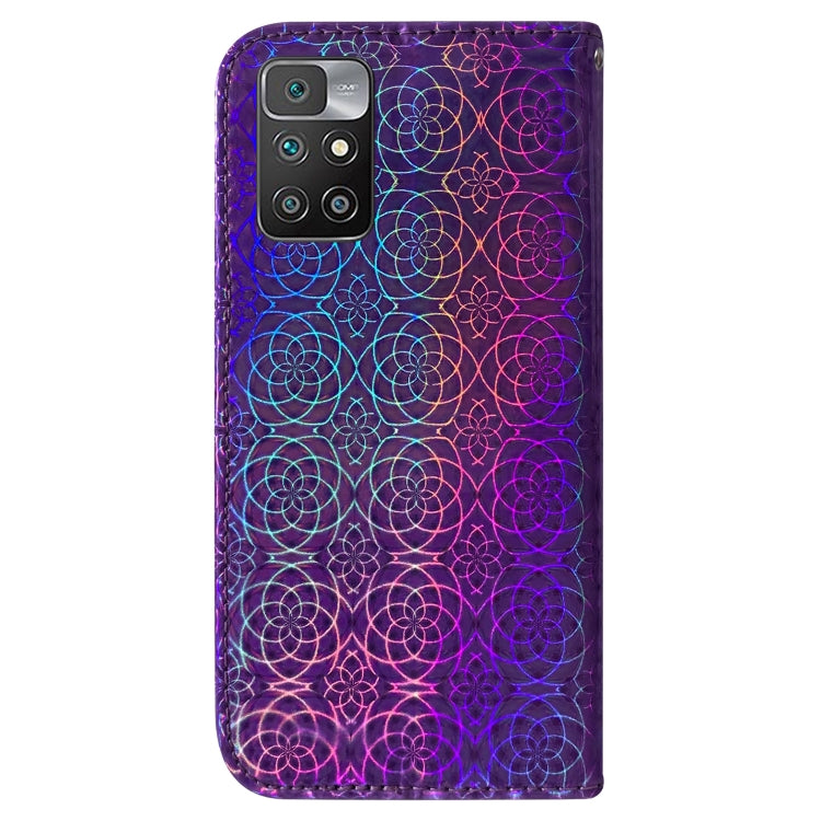 For Xiaomi Redmi 10 / 10 Prime Colorful Magnetic Buckle Leather Phone Case