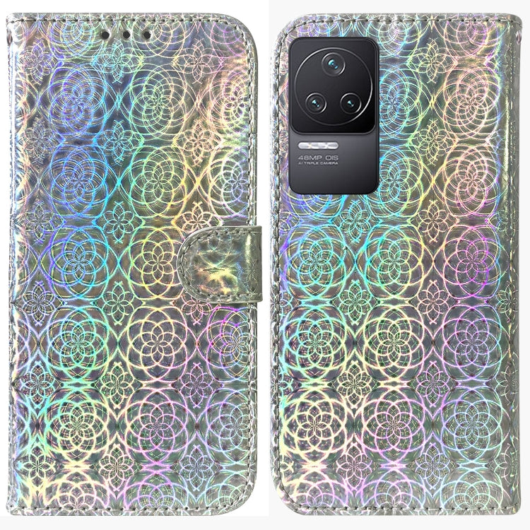 For Xiaomi Redmi K50 / K50 Pro Colorful Magnetic Buckle Leather Phone Case