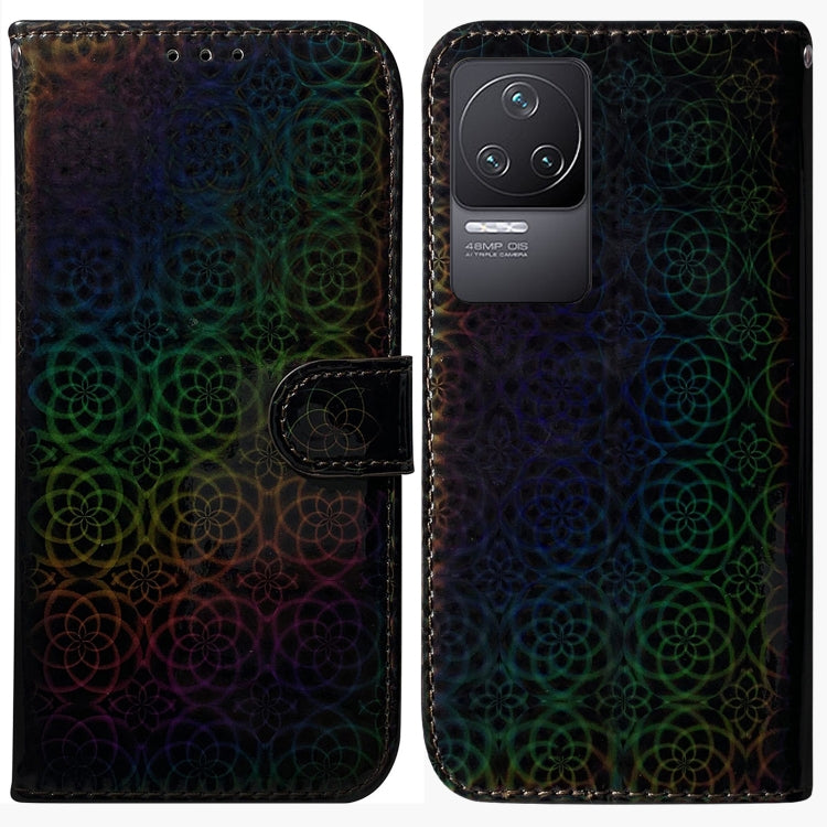 For Xiaomi Redmi K50 / K50 Pro Colorful Magnetic Buckle Leather Phone Case